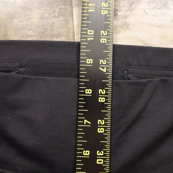 Athleta Colorblock Capri Leggings Women’s Large Black Blue 17.5” Inseam - Picture 6 of 12